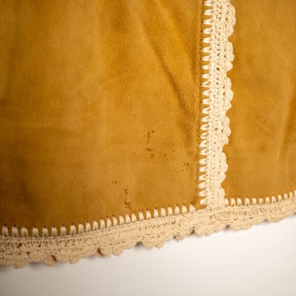 Maje suede skirt with crochet trim size 36 (US size: Small) - Picture 4 of 4